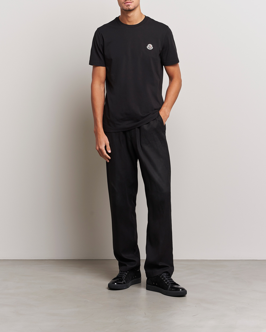 Homme | T-shirts | Moncler | 3-Pack Logo T-Shirt Black/Grey/White
