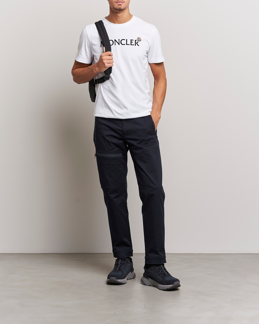 Homme | T-shirts | Moncler | Lettering Logo T-Shirt White