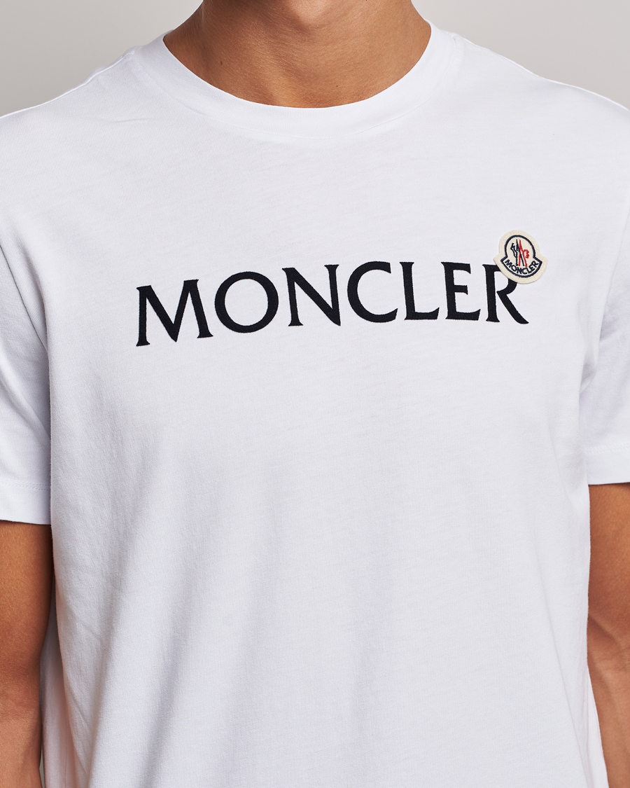 Homme | T-shirts | Moncler | Lettering Logo T-Shirt White