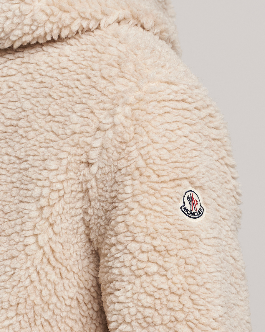 Homme | Pulls Et Tricots | Moncler | Hooded Zip Cardigan Off White