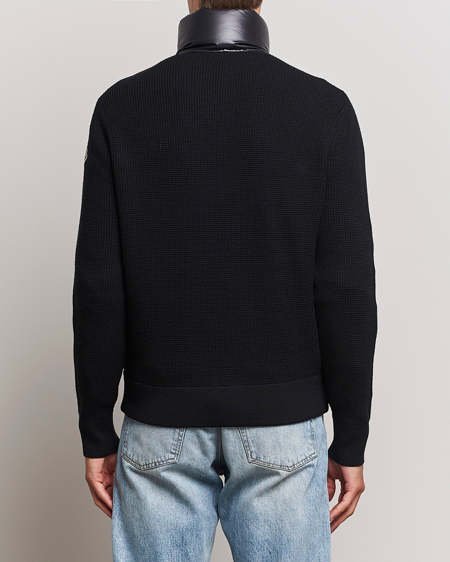 Homme | Pulls Et Tricots | Moncler | Hybrid Zip Cardigan Black
