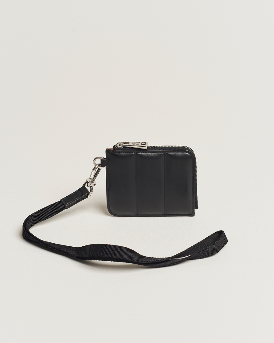 Homme | Moncler Strap Leather Wallet Black | Moncler | Strap Leather Wallet Black