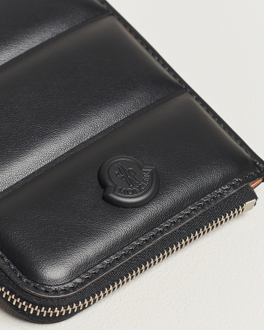 Homme | Moncler Strap Leather Wallet Black | Moncler | Strap Leather Wallet Black