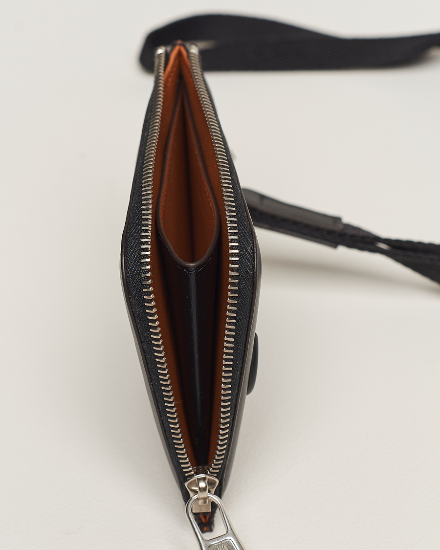 Homme | Moncler Strap Leather Wallet Black | Moncler | Strap Leather Wallet Black