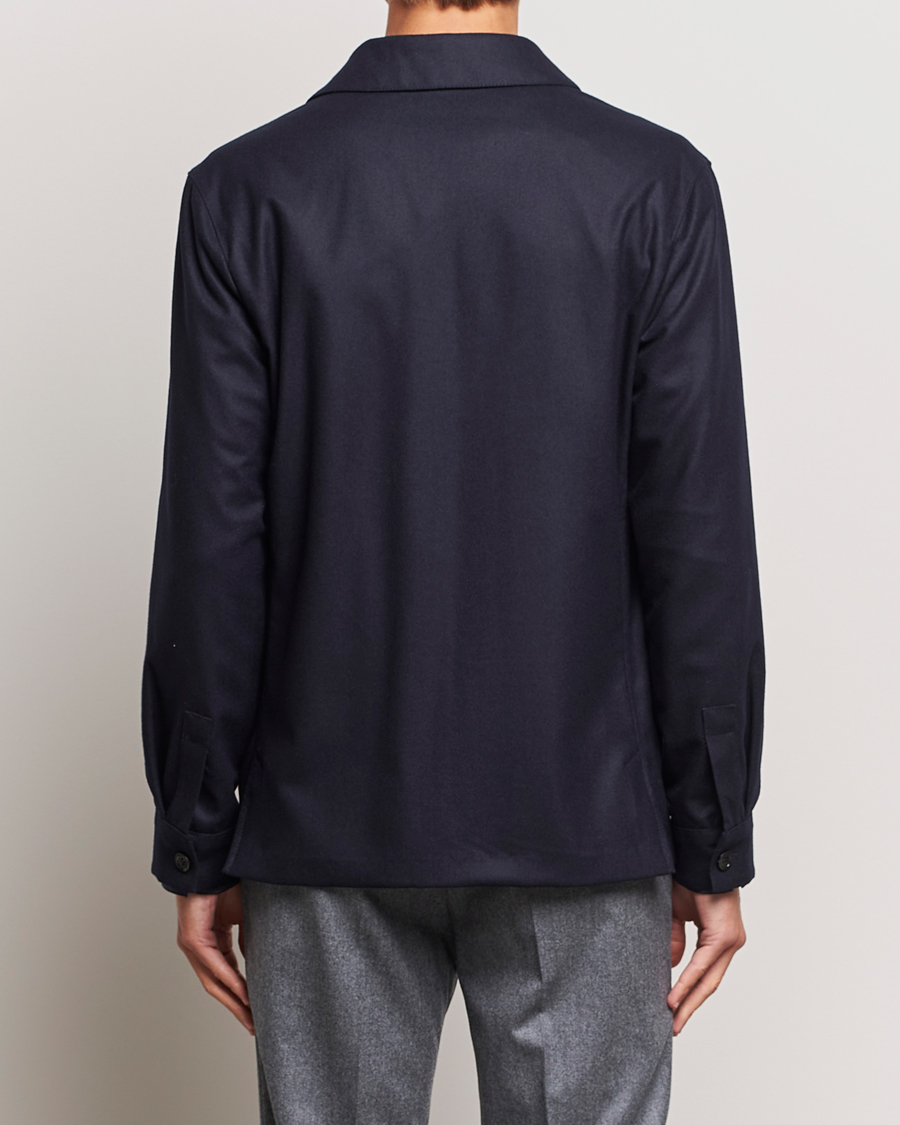 Homme | Manteaux Et Vestes | Zegna | Flannel Chore Jacket Navy