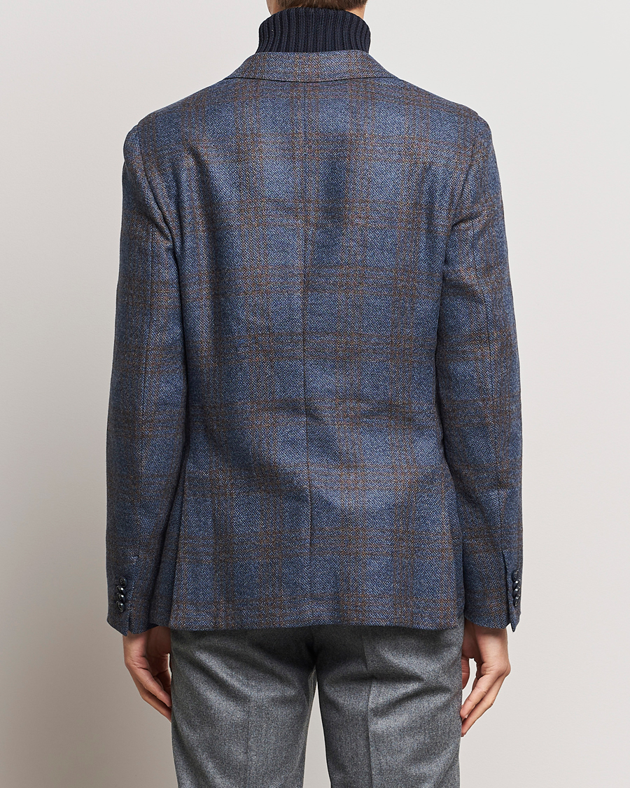 Homme | Blazers | Zegna | Unconstructed Check Wool Blazer Navy