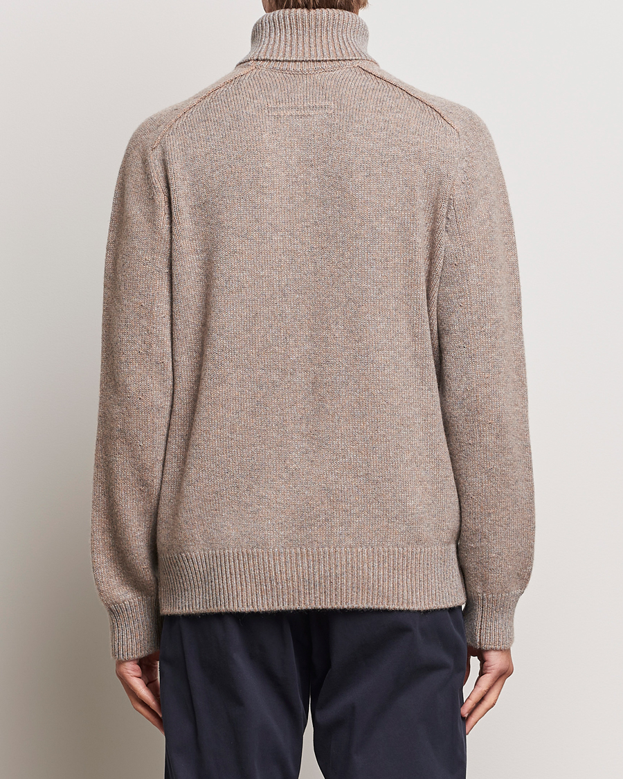 Homme | Pulls Et Tricots | Zegna | 5 Gauge Cashmere Rollneck Beige Melange