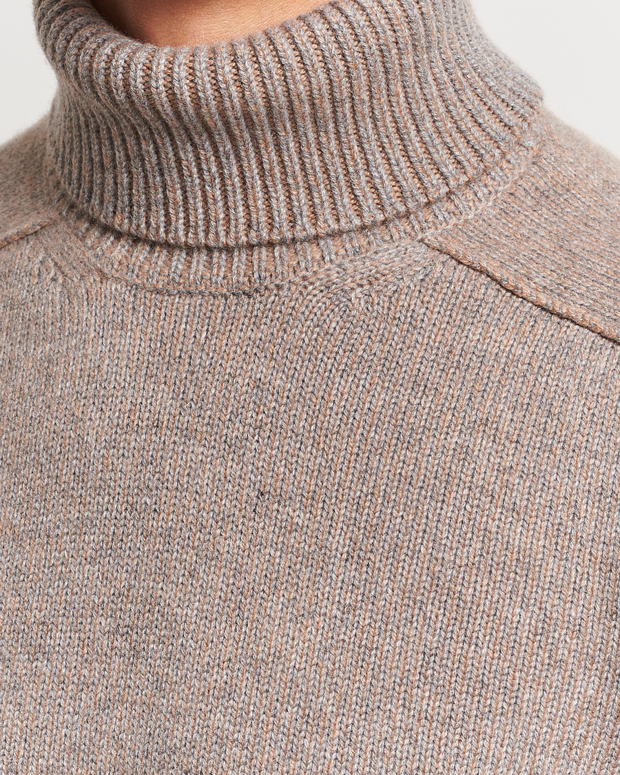 Homme | Pulls Et Tricots | Zegna | 5 Gauge Cashmere Rollneck Beige Melange