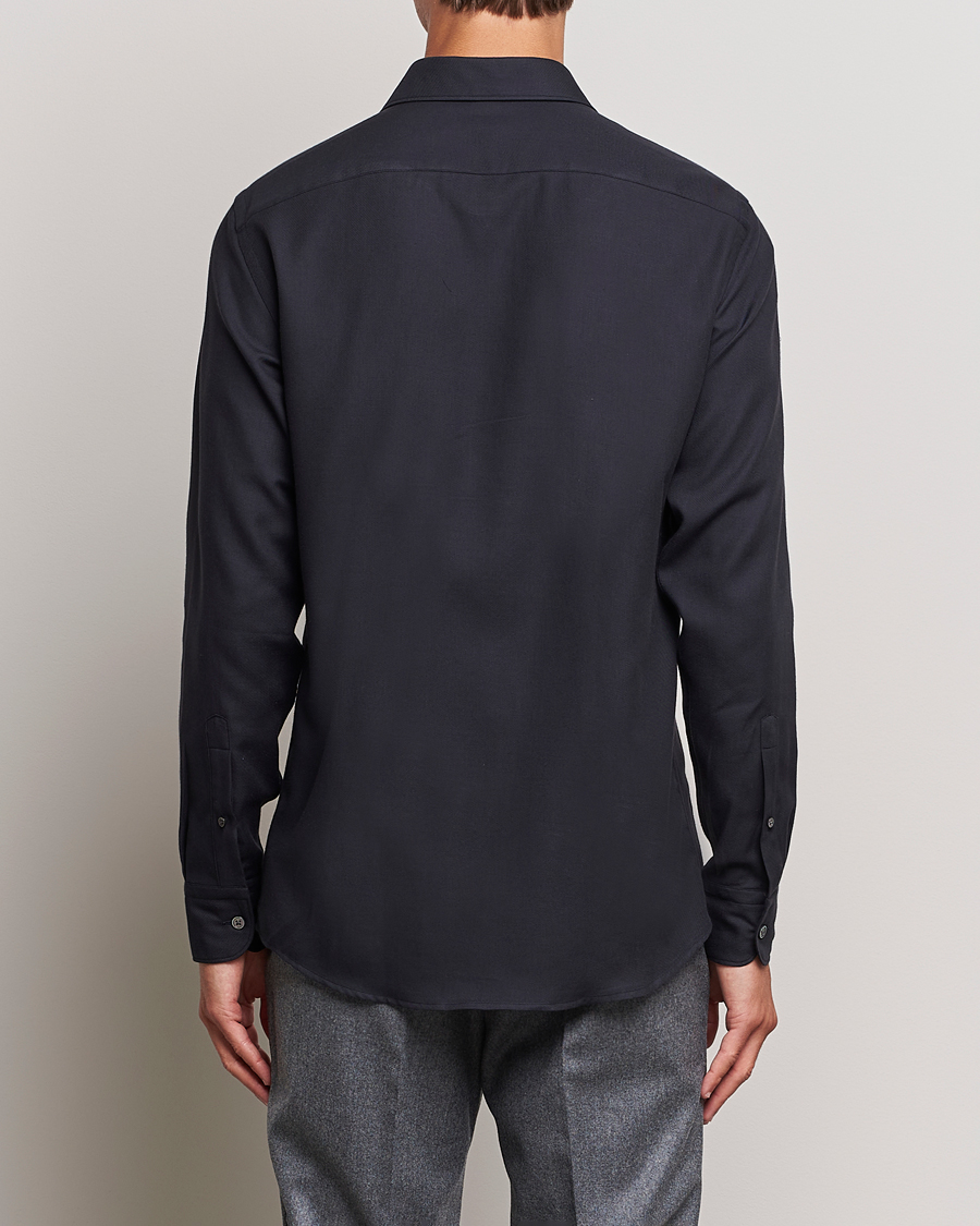 Homme | Chemises | Zegna | Cotton/Cashmere Casual Shirt Navy