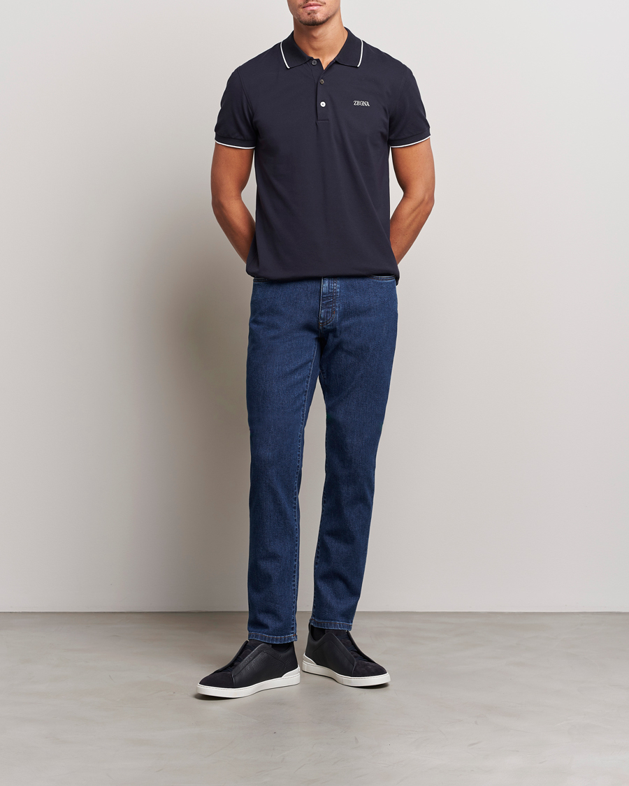 Homme | Jeans | Zegna | 5-Pocket Denim Pants Stone Wash