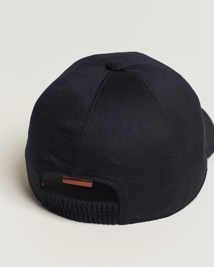 Homme | Zegna Cashmere Baseball Cap Navy | Zegna | Cashmere Baseball Cap Navy