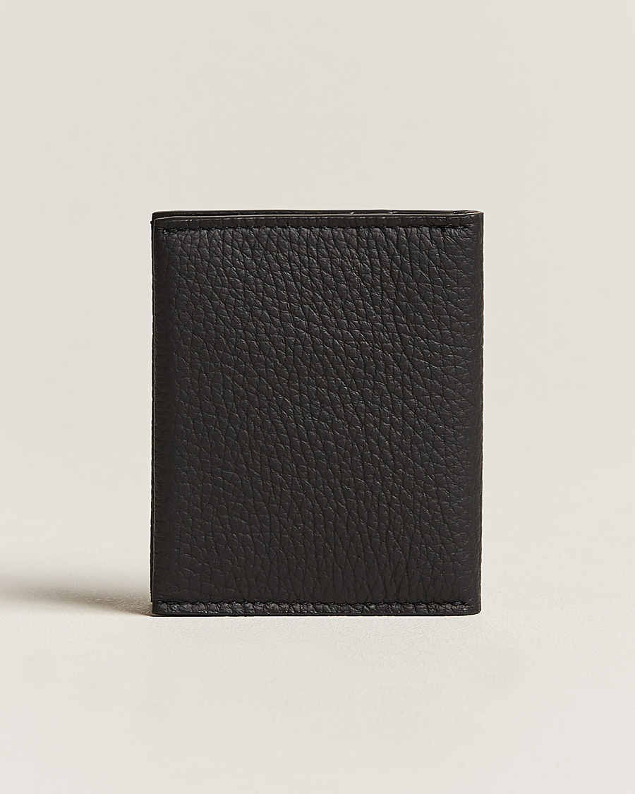 Homme |  | Zegna | Grain Leather Wallet Black
