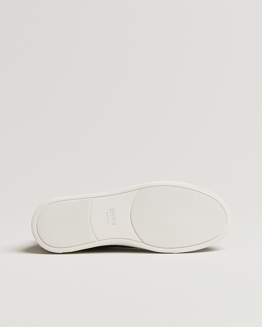 Homme | Zegna Triple Stitch Bi-Material Sneakers Navy | Zegna | Triple Stitch Bi-Material Sneakers Navy