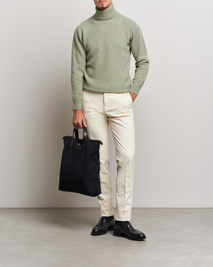 Homme | Pantalons | PT01 | Slim Fit Cotton Stretch Chinos Off White