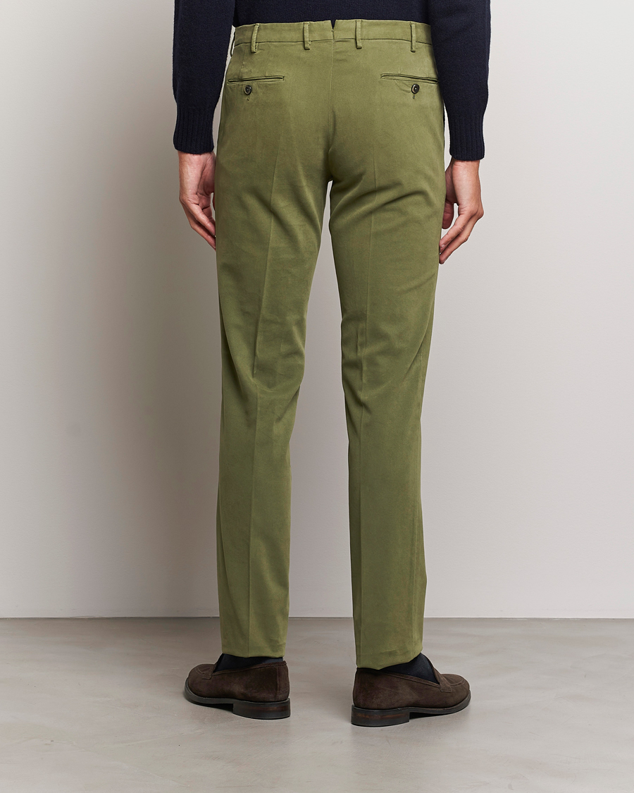 Homme | Pantalons | PT01 | Slim Fit Cotton Stretch Chinos Dark Green