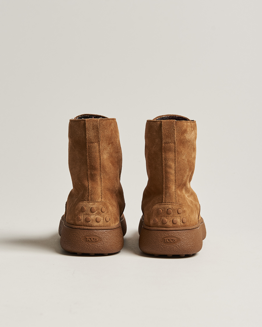 Homme | Tod's Gommino Winter Boots Brown Suede | Tod's | Gommino Winter Boots Brown Suede