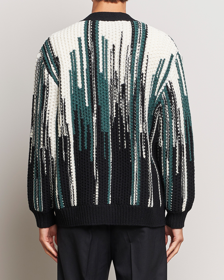 Homme | Pulls Et Tricots | Missoni | Bramble Stitch Cardigan Black/Green