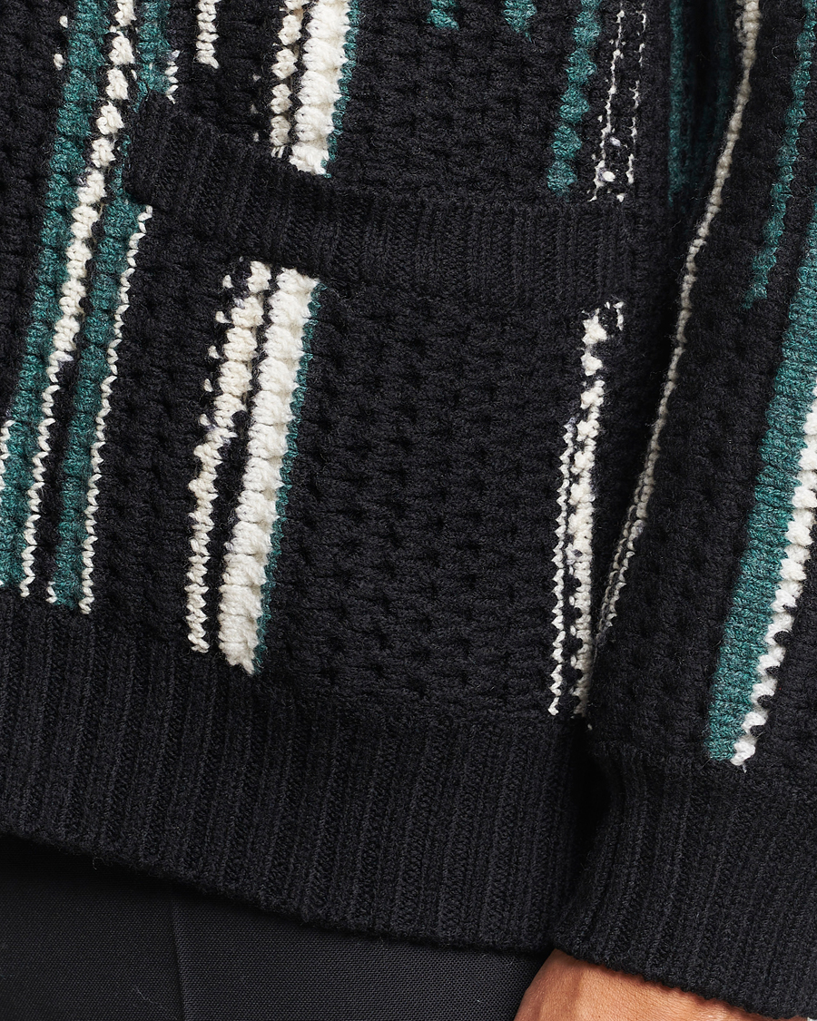 Homme | Pulls Et Tricots | Missoni | Bramble Stitch Cardigan Black/Green