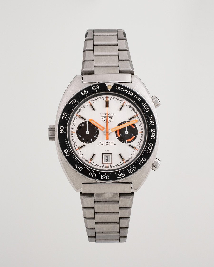 Homme | Heuer Pre-Owned Autavia 11630 Tachymeter Steel Silver | Heuer Pre-Owned | Autavia 11630 Tachymeter Steel Silver