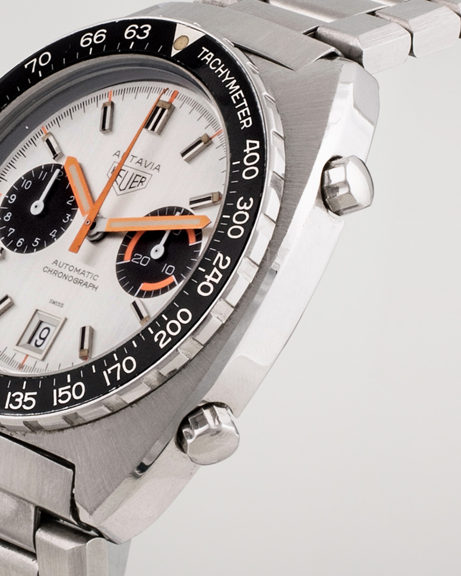 Homme | Heuer Pre-Owned Autavia 11630 Tachymeter Steel Silver | Heuer Pre-Owned | Autavia 11630 Tachymeter Steel Silver