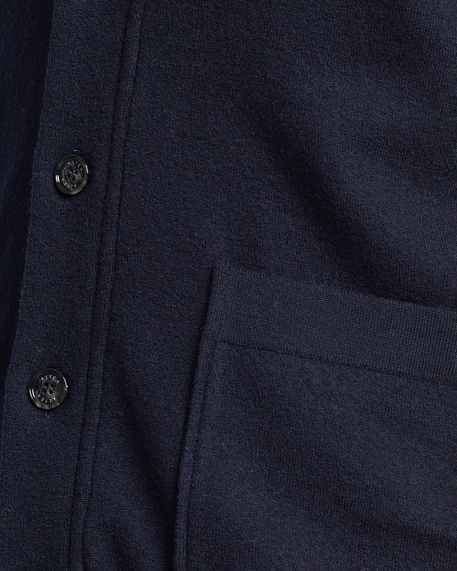 Homme | Pulls Et Tricots | Altea | Wool Chore Jacket Navy