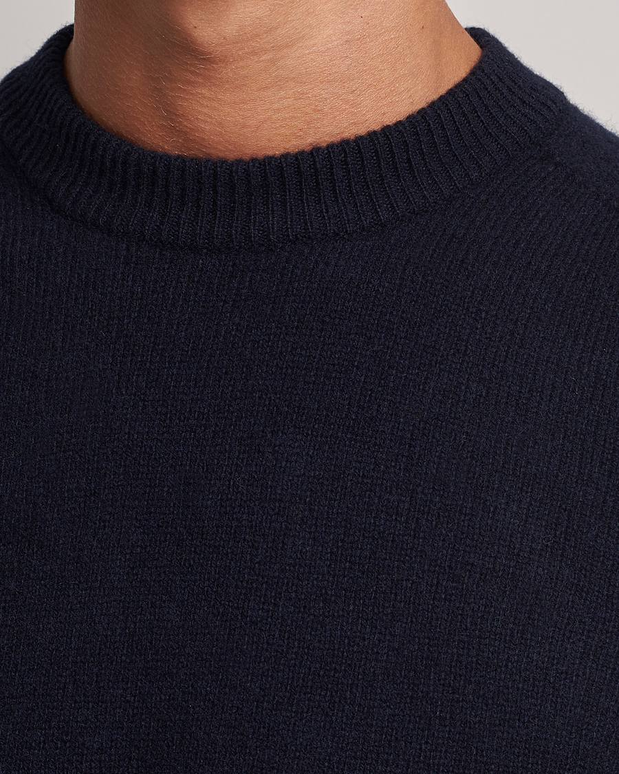 Homme | Pulls Et Tricots | Altea | Wool/Cashmere Crew Neck Pullover Navy