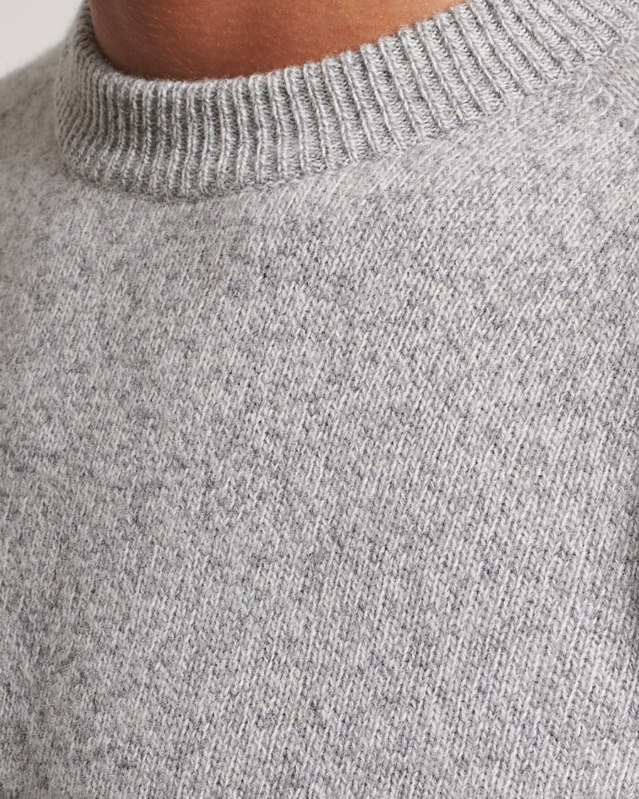 Homme | Pulls Et Tricots | Altea | Wool/Cashmere Crew Neck Pullover Grey Melange