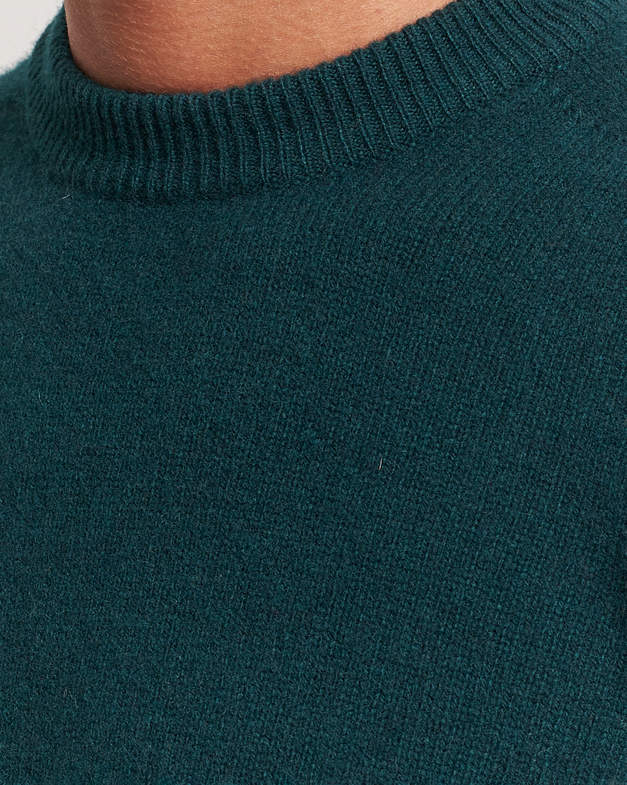 Homme | Pulls Et Tricots | Altea | Wool/Cashmere Crew Neck Pullover Dark Green