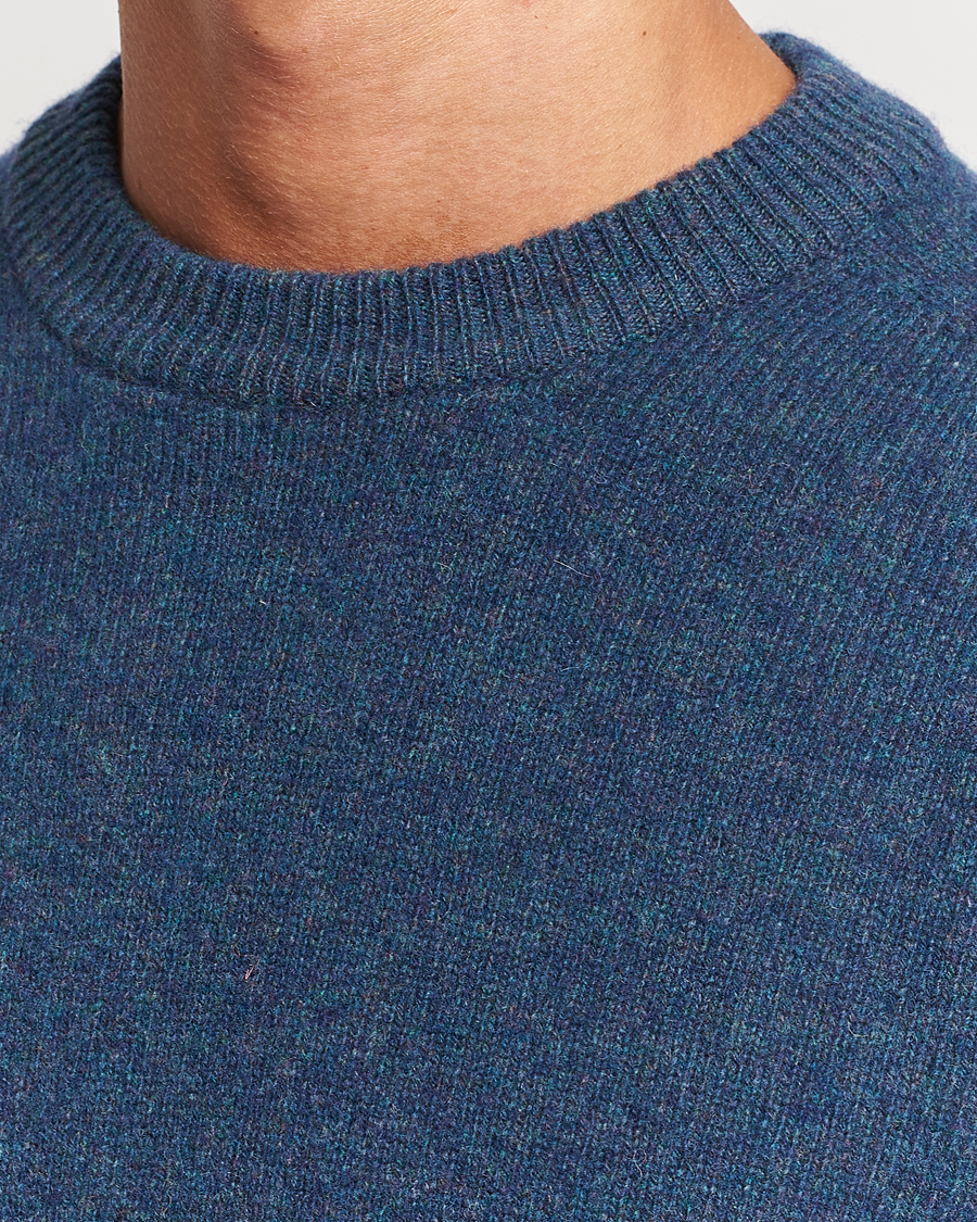 Homme | Pulls Et Tricots | Altea | Wool/Cashmere Crew Neck Pullover Petroleum
