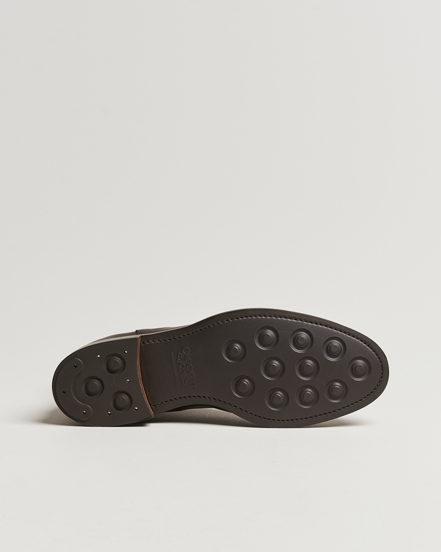 Homme | Bottes | Crockett & Jones | Chelsea 5 Dk Brown Wax Calf
