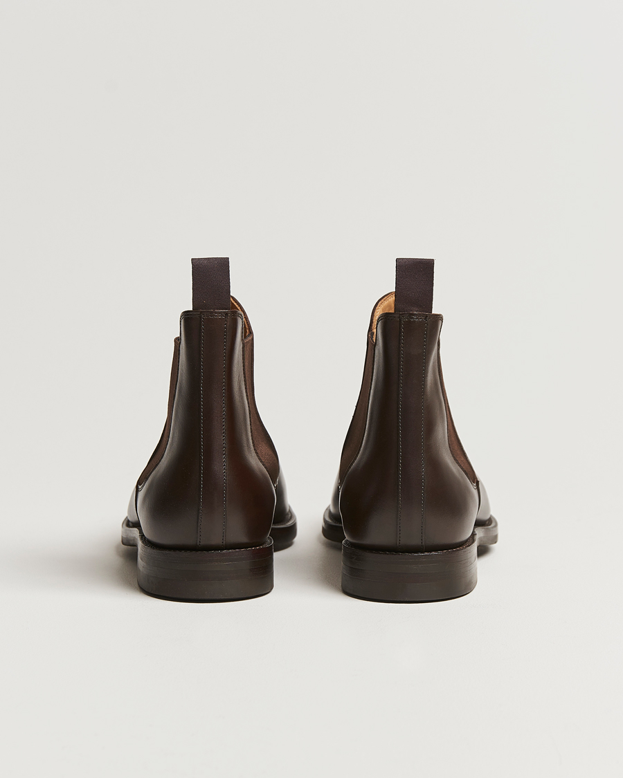 Homme | Bottes | Crockett & Jones | Chelsea 5 Dk Brown Wax Calf