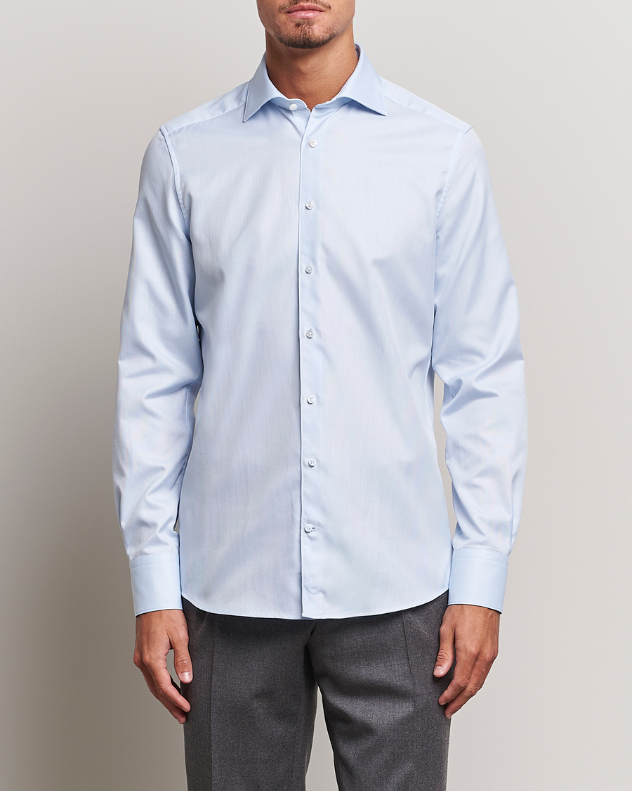 Homme | Stenströms | Stenströms | 1899 Slim Cotton Royal Oxford Shirt Blue