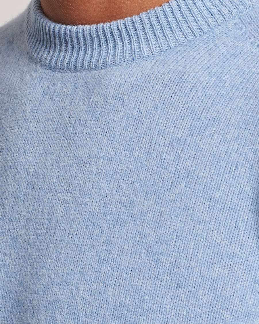 Homme | Pulls Et Tricots | Altea | Wool/Cashmere Crew Neck Pullover Light Blue