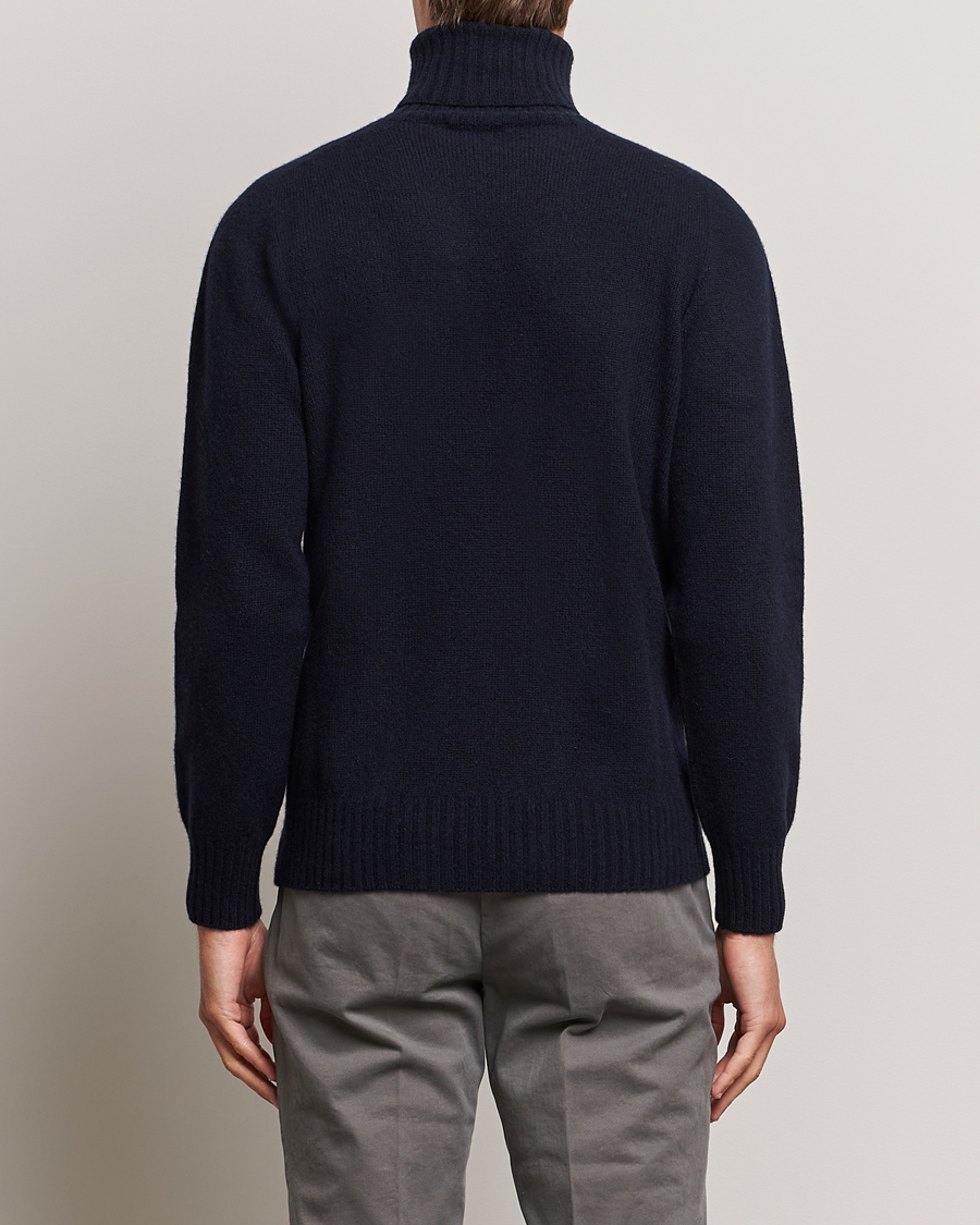 Homme | Pulls Et Tricots | Altea | Wool/Cashmere Crew Neck Rollneck Navy