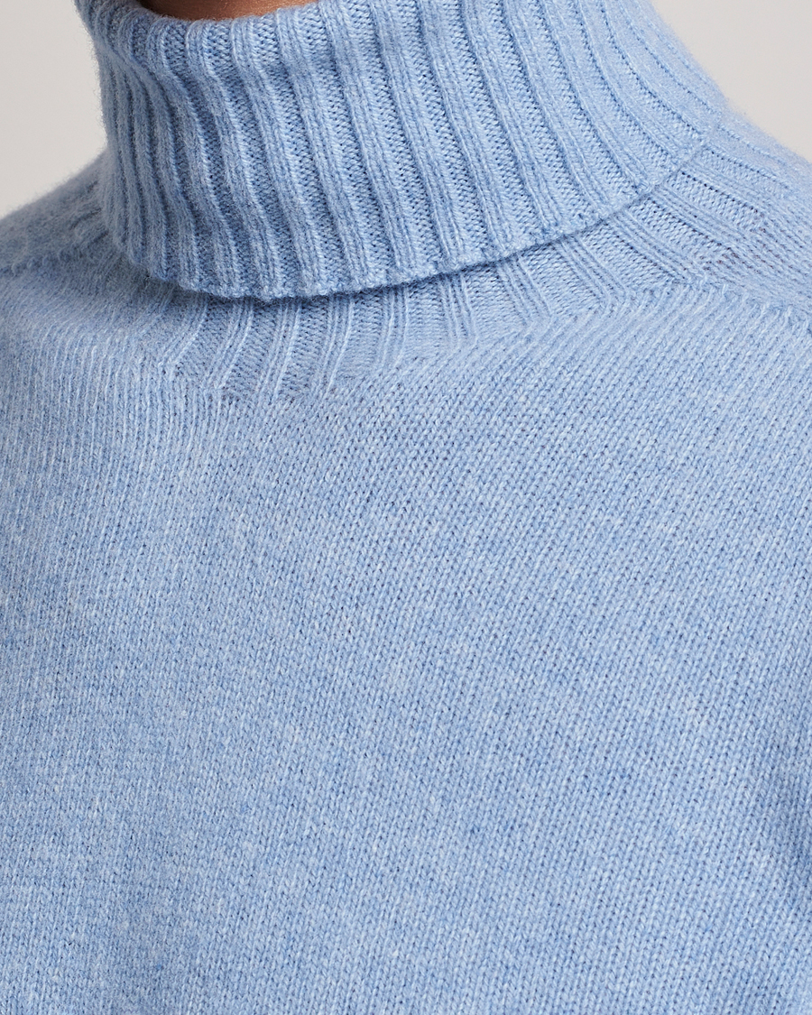 Homme | Pulls Et Tricots | Altea | Wool/Cashmere Crew Neck Rollneck Light Blue