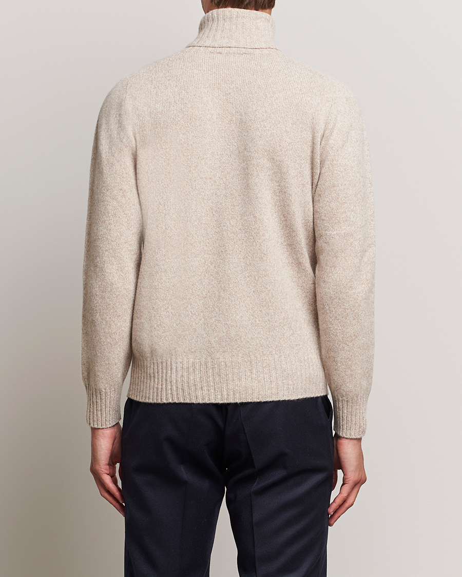 Homme | Pulls Et Tricots | Altea | Wool/Cashmere Crew Neck Rollneck Beige Melange
