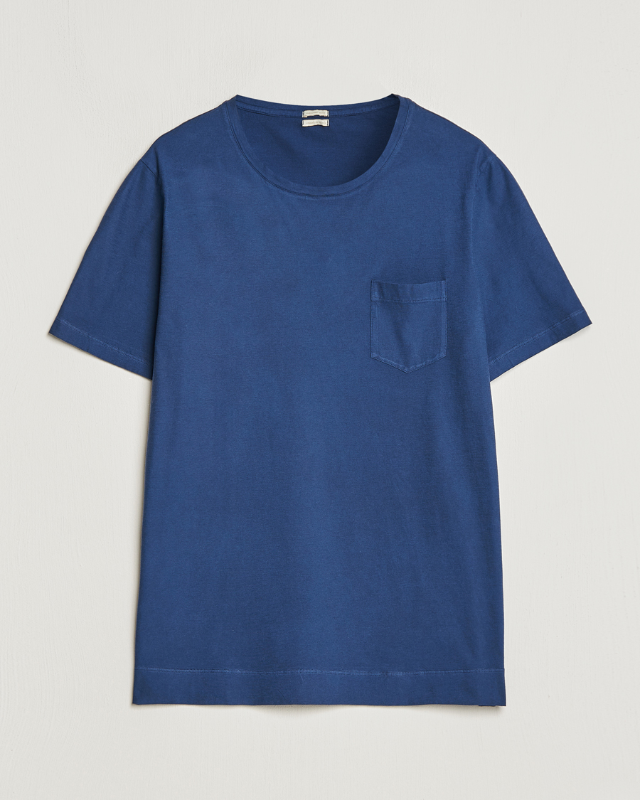 Homme | T-shirts | Massimo Alba | Panarea Cotton Jersey T-Shirt Navy