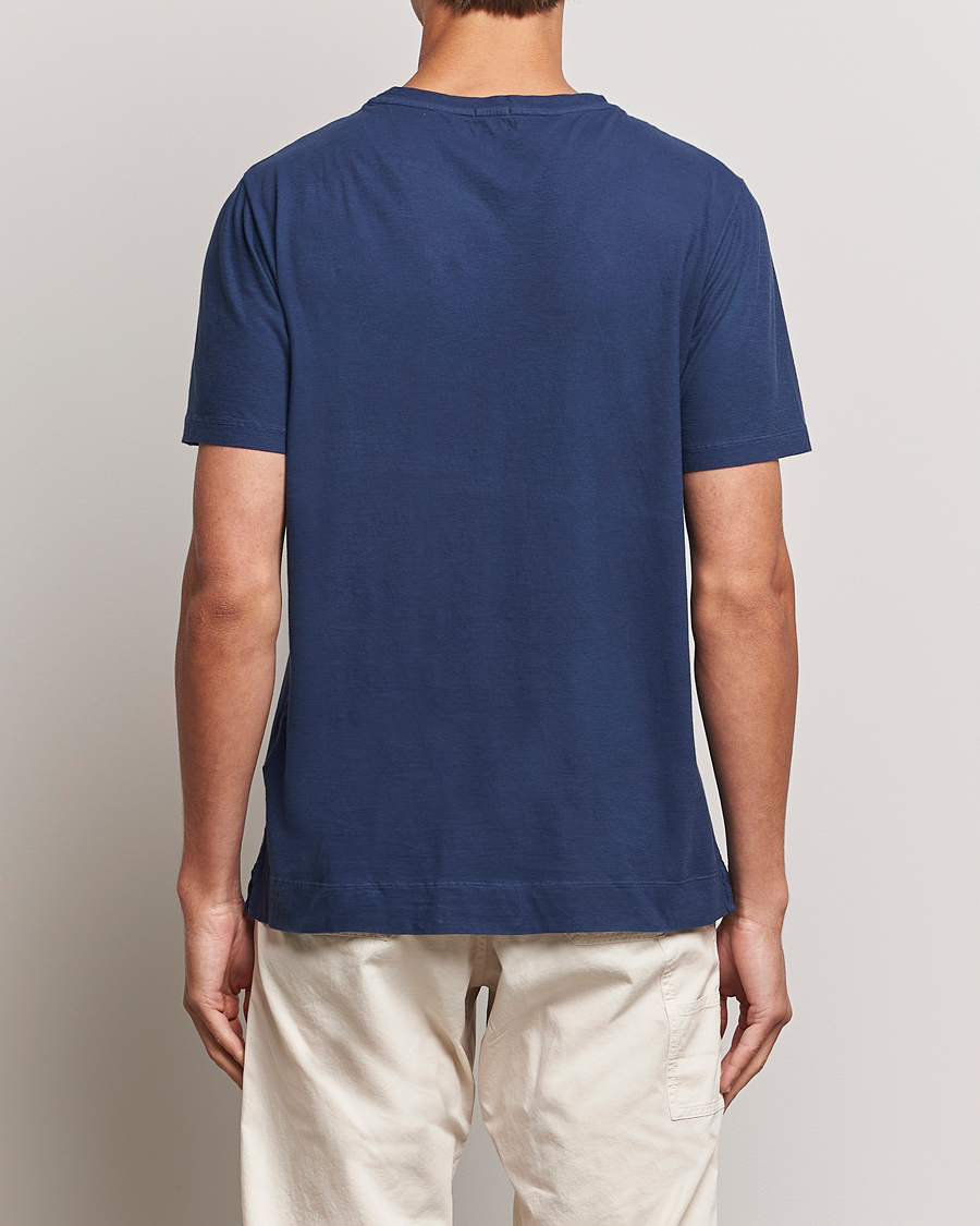 Homme | T-shirts | Massimo Alba | Panarea Cotton Jersey T-Shirt Navy