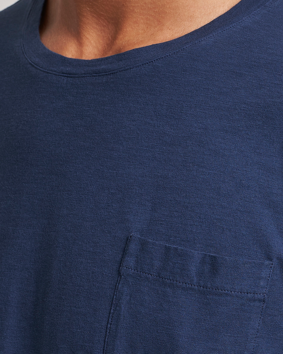 Homme | T-shirts | Massimo Alba | Panarea Cotton Jersey T-Shirt Navy
