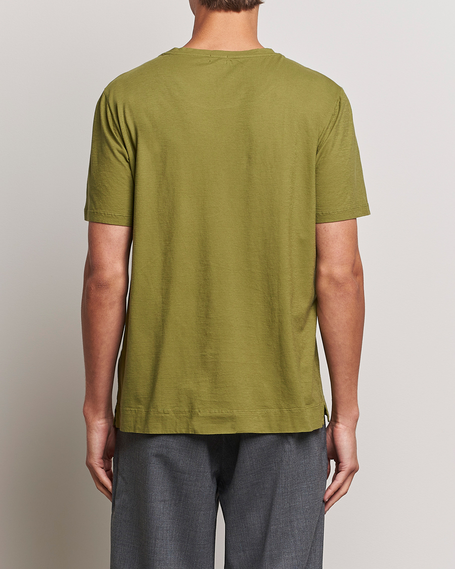 Homme | T-shirts | Massimo Alba | Panarea Cotton Jersey T-Shirt Olive