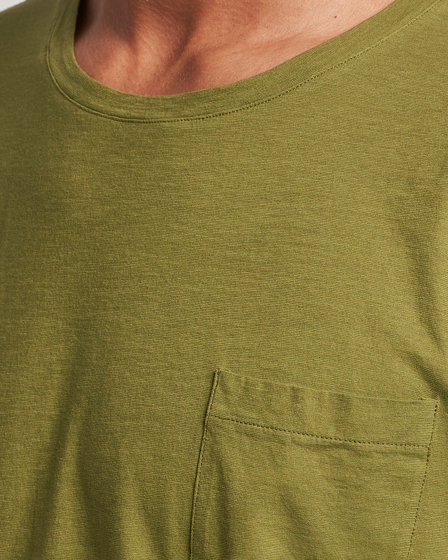 Homme | T-shirts | Massimo Alba | Panarea Cotton Jersey T-Shirt Olive