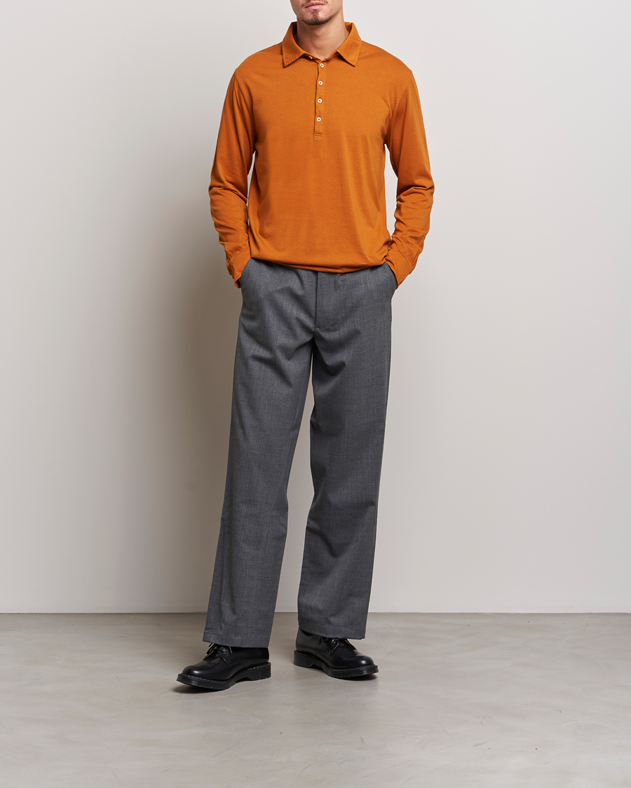 Homme | Pulls Et Tricots | Massimo Alba | Ischia Cotton/Cashmere Polo Brick