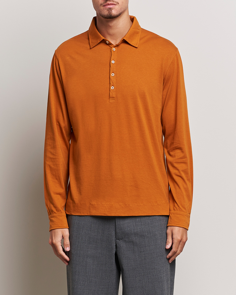Homme | Pulls Et Tricots | Massimo Alba | Ischia Cotton/Cashmere Polo Brick