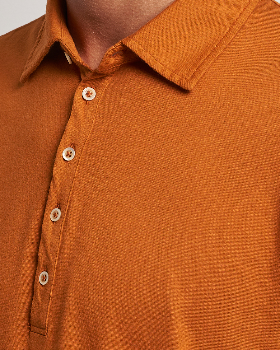 Homme | Pulls Et Tricots | Massimo Alba | Ischia Cotton/Cashmere Polo Brick