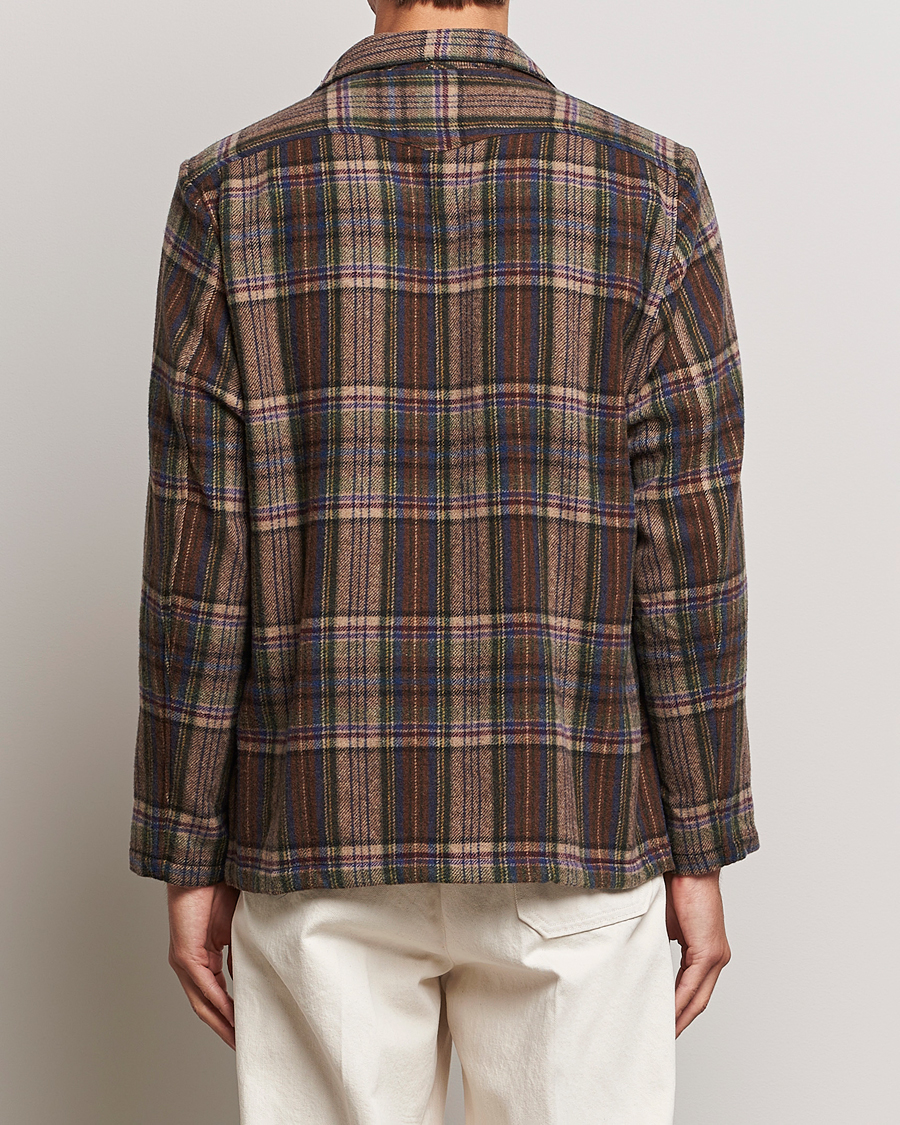 Homme | Manteaux Et Vestes | Massimo Alba | Florida Soft Wool Shirt Jacket Brown Check