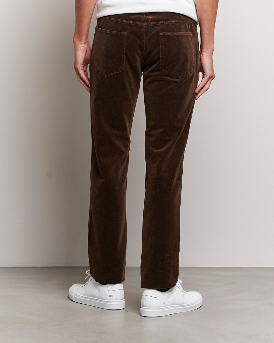 Homme | Pantalons | Massimo Alba | Regular Fit Velvet 5-Pocket Pants Chestnut