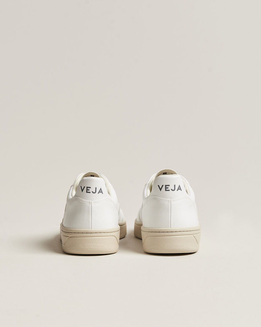Homme | Veja V-10 Vegan Leather Sneaker Full White | Veja | V-10 Vegan Leather Sneaker Full White