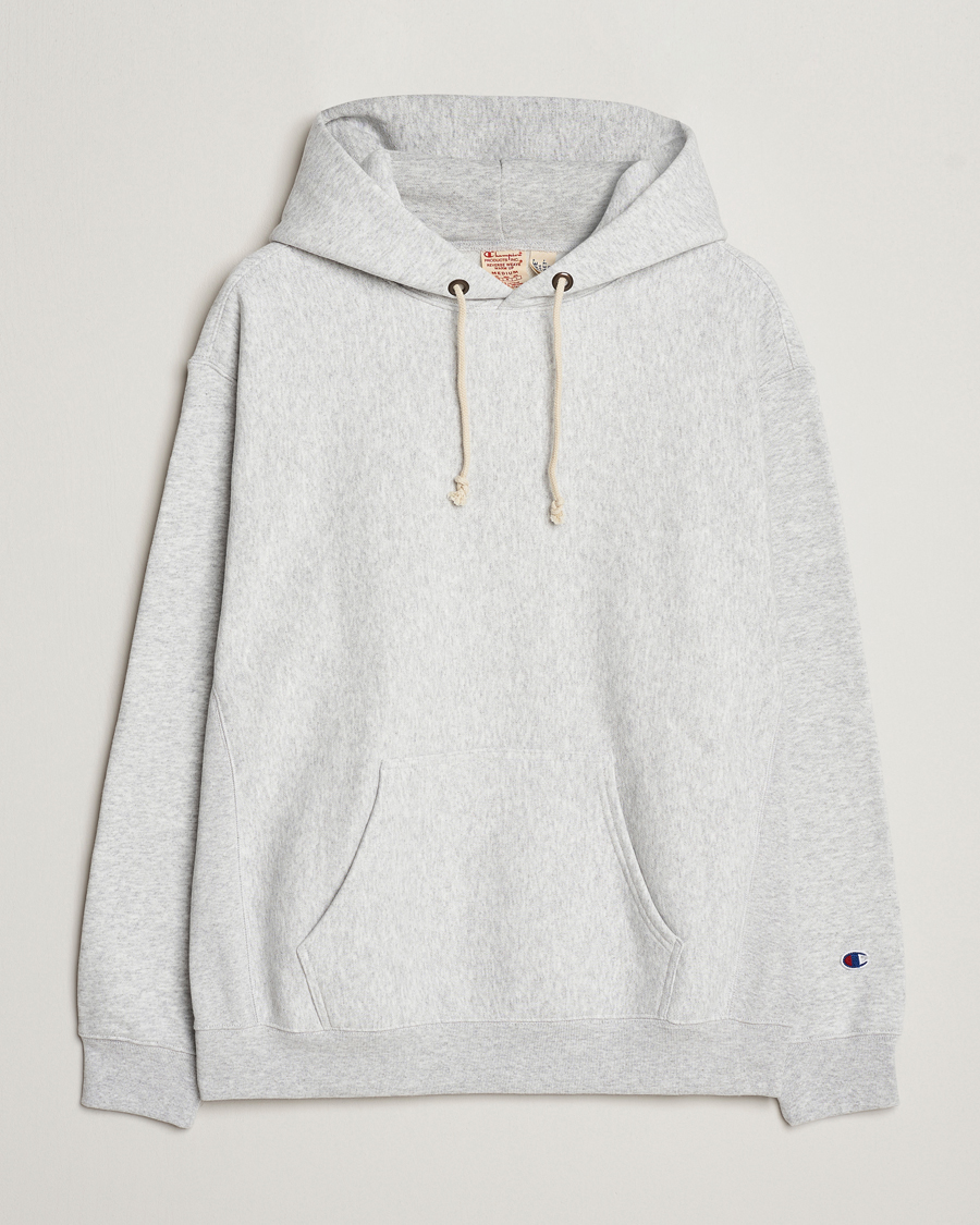 Homme | Pulls Et Tricots | Champion | Reverse Weave Soft Fleece Hoodie Grey Melange
