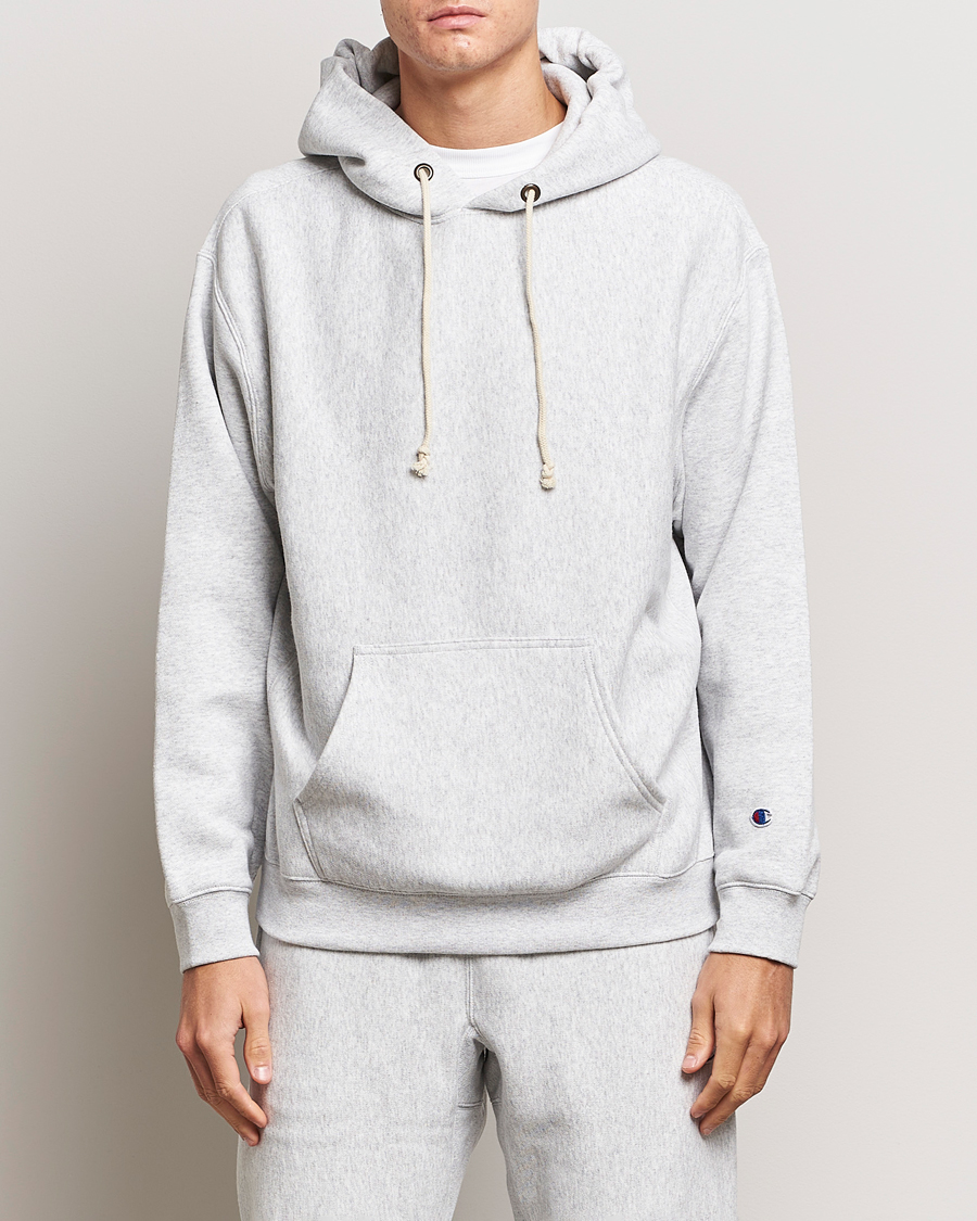 Homme | Pulls Et Tricots | Champion | Reverse Weave Soft Fleece Hoodie Grey Melange