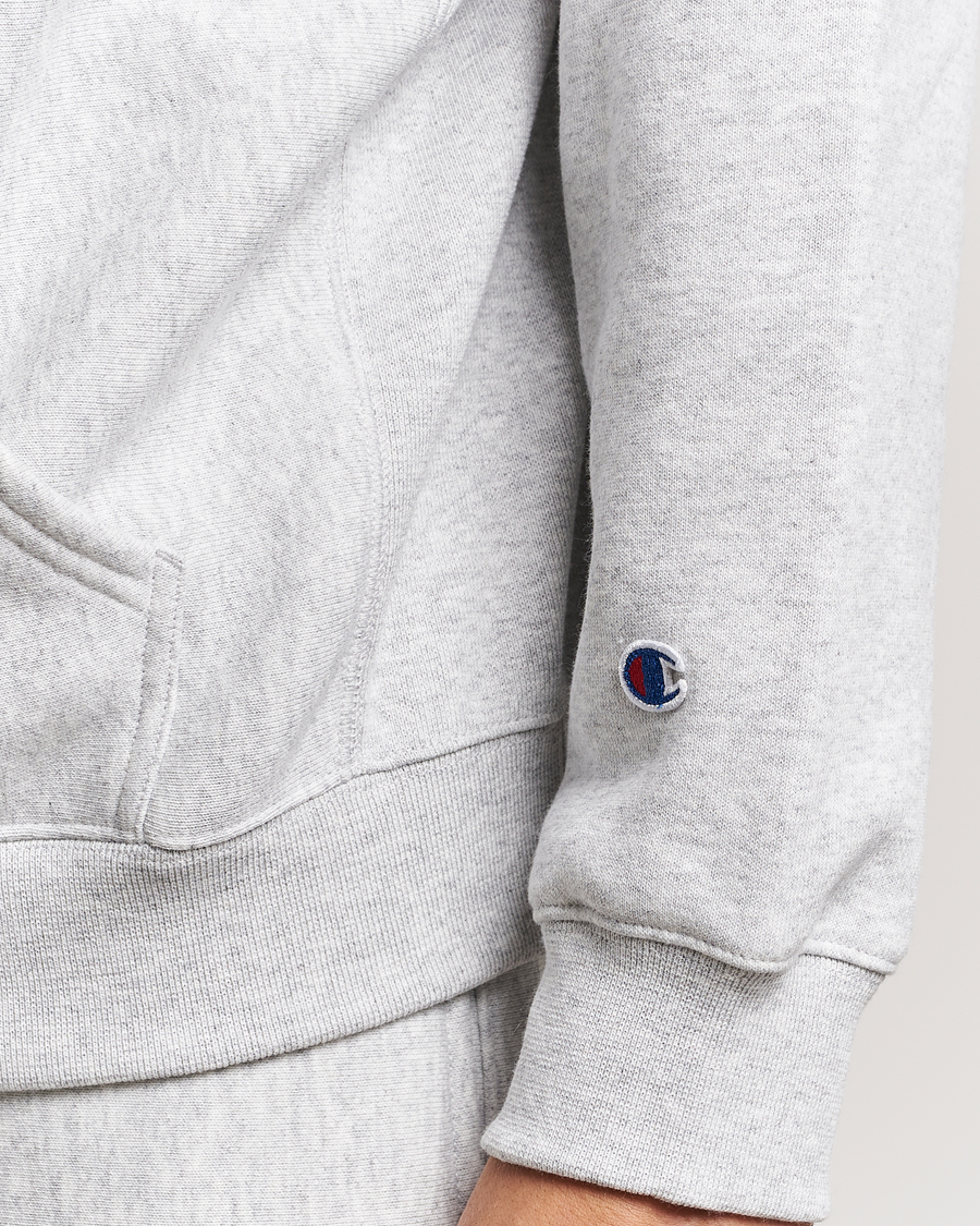 Homme | Pulls Et Tricots | Champion | Reverse Weave Soft Fleece Hoodie Grey Melange